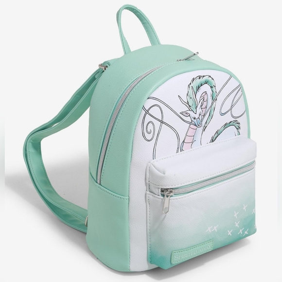 NEW Loungefly Studio Ghibli Spirited Away Haku Pastel...